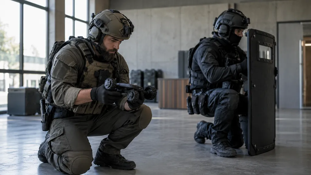 Tactical operator training scene illustrating R6 Operator Stats - Check Your Best Attackers and Defenders