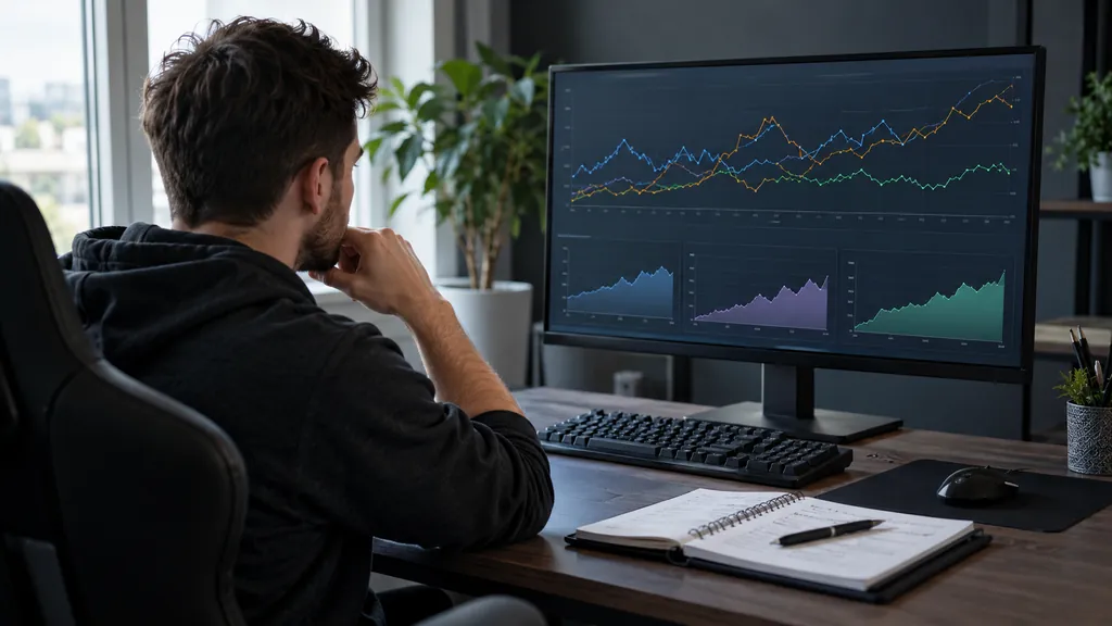 Gaming analytics workstation illustrating R6 Player Stats - How to Check Complete Siege Performance