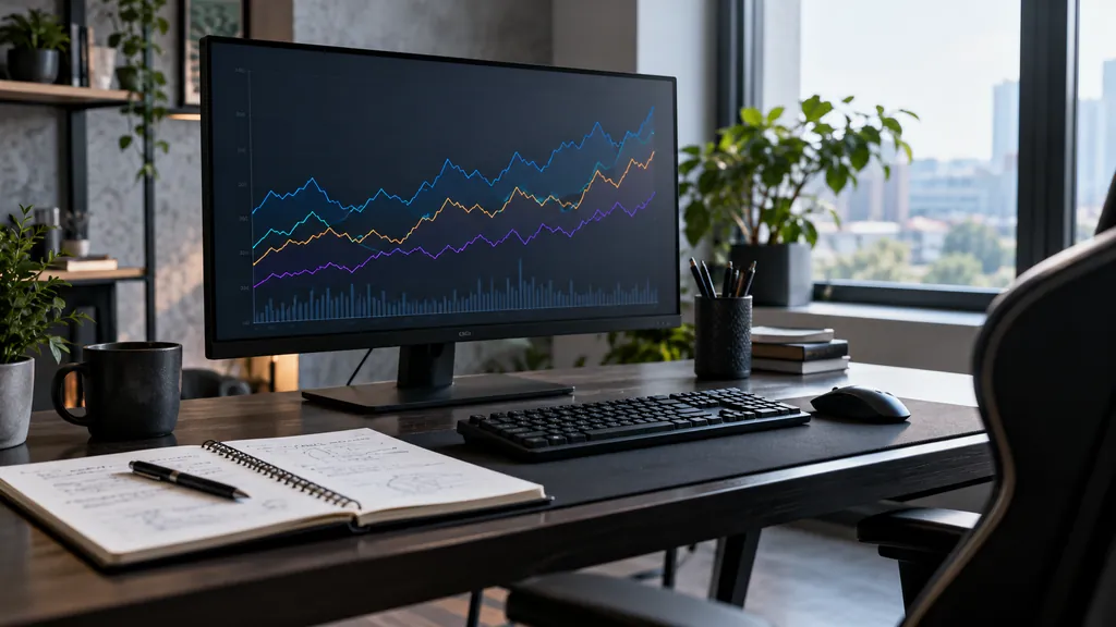 Gaming analytics workstation illustrating R6 Seasonal Stats - Track Your Rainbow Six Siege Season Performance