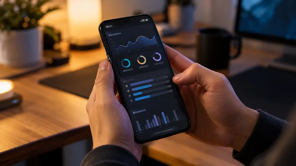 Mobile gaming statistics on a smartphone illustrating R6 Tracker Mobile - How to Check Siege Stats on Your Phone