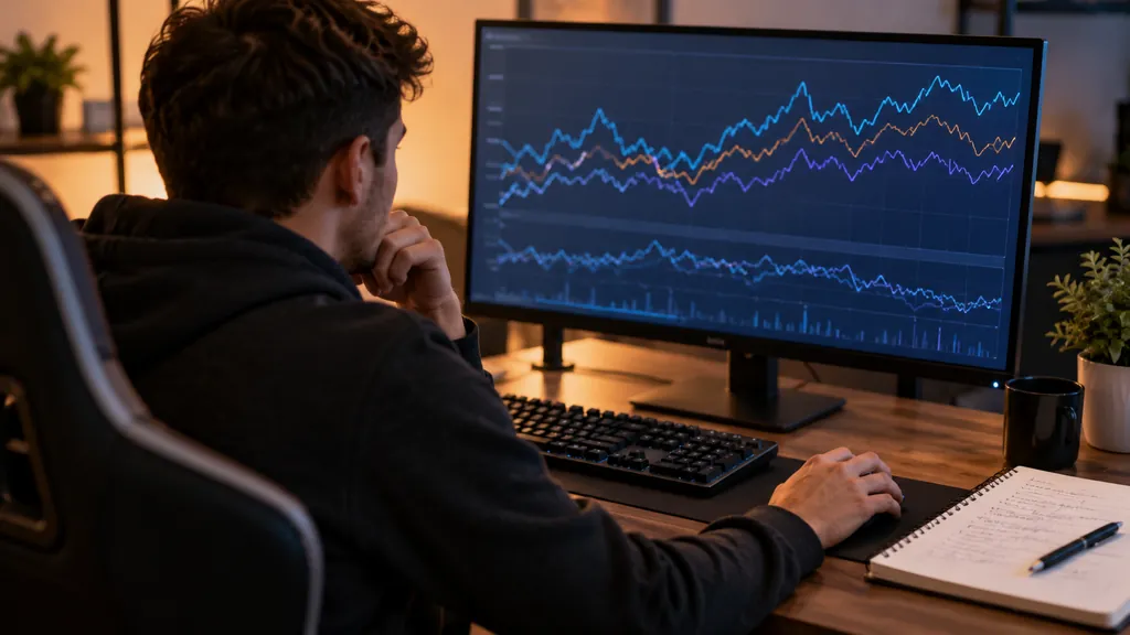 Gaming analytics workstation illustrating R6 Tracker Player Search - How to Find Any Siege Player