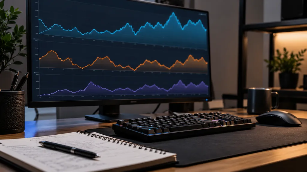 Gaming analytics workstation illustrating R6 Tracker Unblocked - Ways to Access Rainbow Six Siege Stats