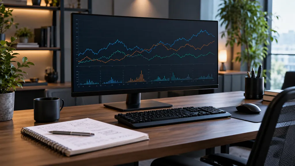 Gaming analytics workstation illustrating R6 Tracker Unblocked - Ways to Access Rainbow Six Siege Stats