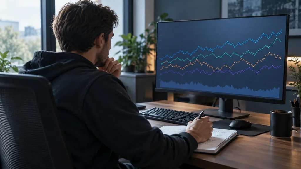 Gaming analytics workstation illustrating R6 Win Rate Tracker - Check Your Siege Win Loss Performance