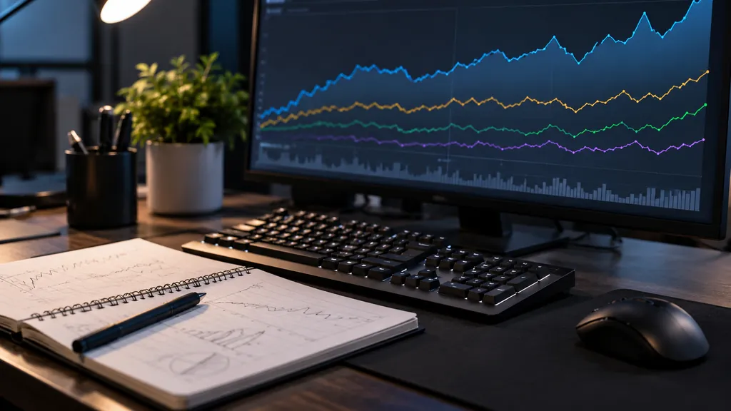 Gaming analytics workstation illustrating Rainbow Six Siege KD Tracker - Track and Improve Your KD Ratio
