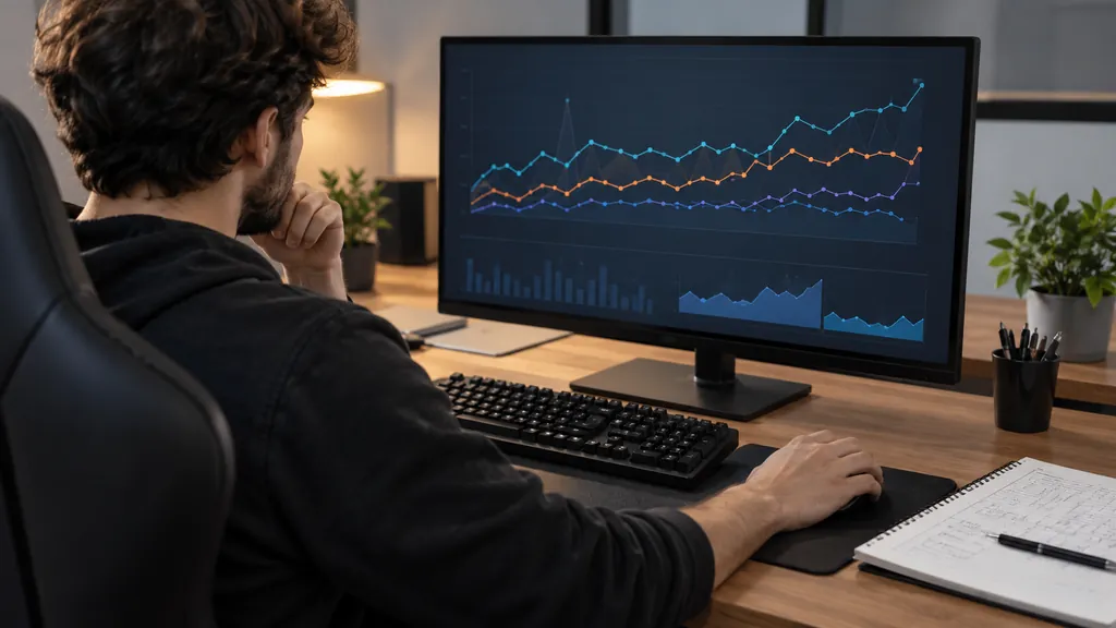 Gaming analytics workstation illustrating Rainbow Six Siege Match History - View Recent Matches and Results