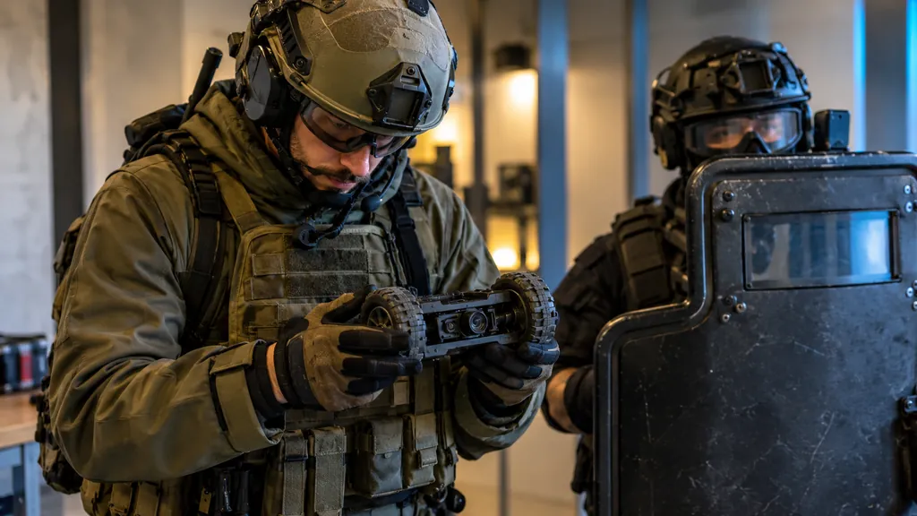 Tactical operator training scene illustrating Rainbow Six Siege Operator Stats - Track Operator Performance