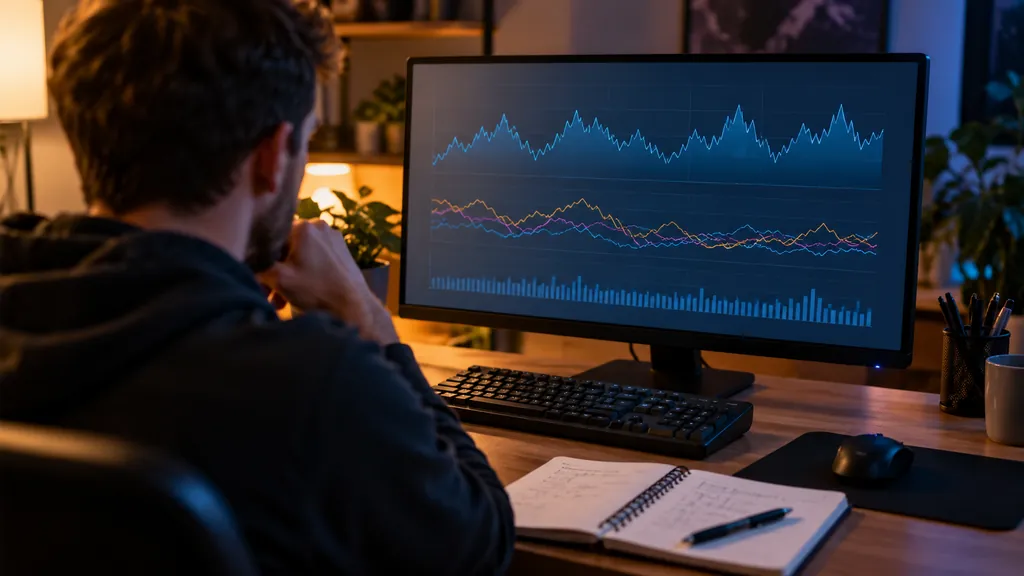 Gaming analytics workstation illustrating Rainbow Six Siege Stats Tracker - Complete Player Statistics Guide