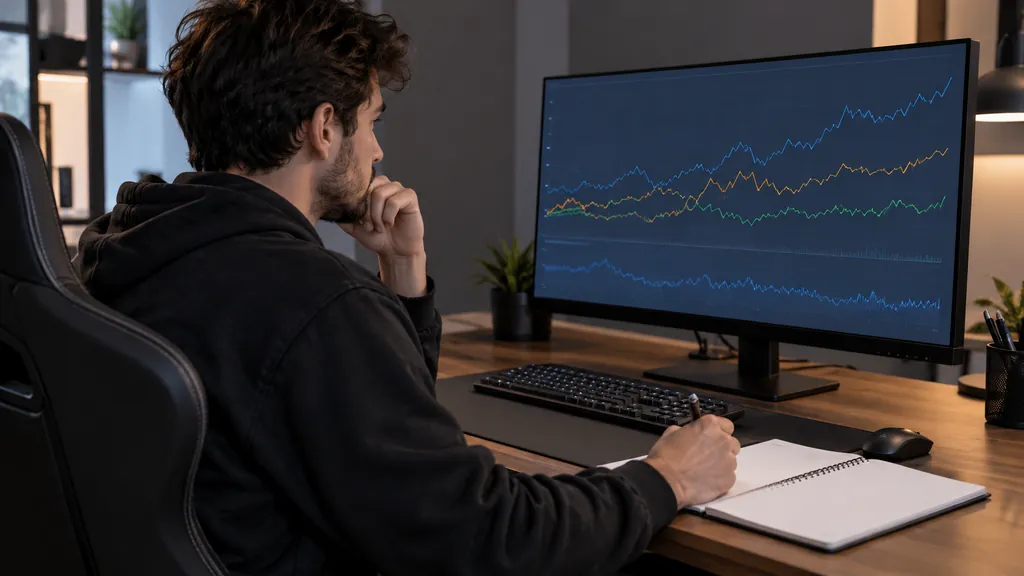 Gaming analytics workstation illustrating Rainbow Six Siege Stats - How to Check Your Complete Player Record