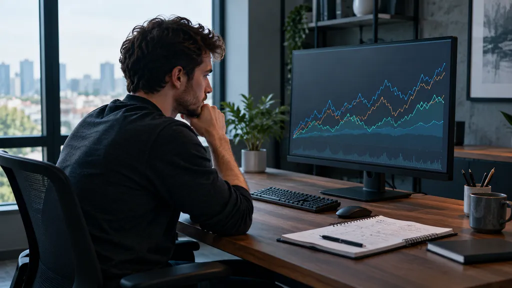 Gaming analytics workstation illustrating Siege Tracker - Complete Guide to Rainbow Six Siege Player Stats