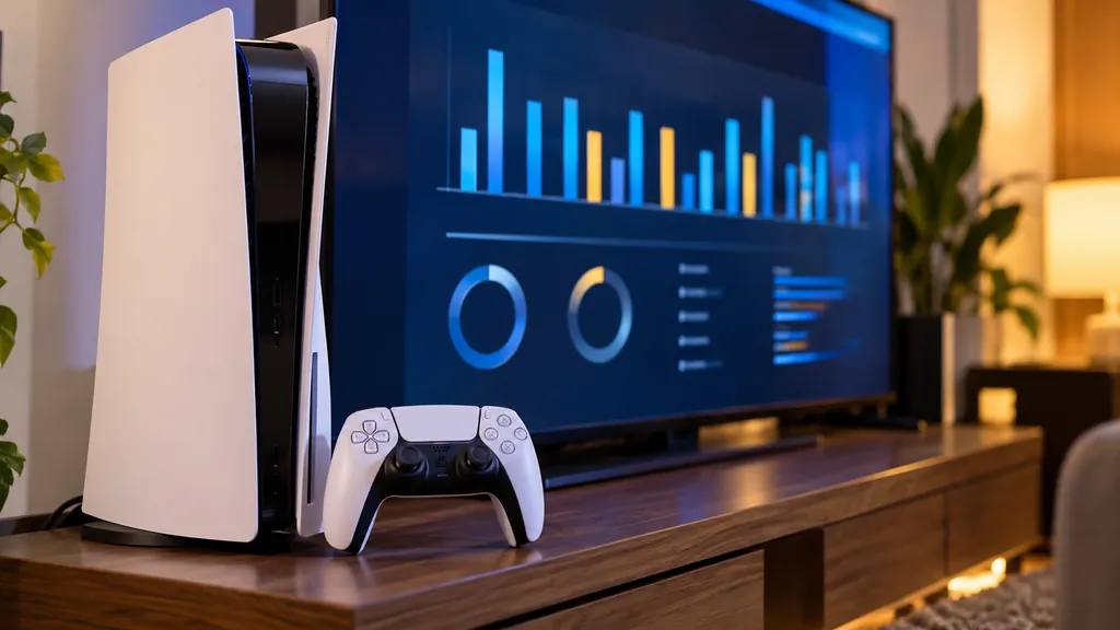 PlayStation console gaming setup illustrating Siege Tracker PlayStation - How to Find Your R6 Player Stats