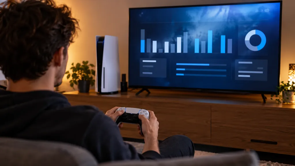 PlayStation console gaming setup illustrating Siege Tracker PlayStation - How to Find Your R6 Player Stats