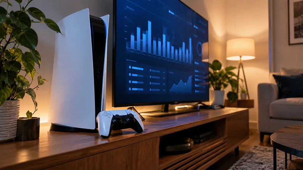 PlayStation console gaming setup illustrating Siege Tracker PlayStation - How to Find Your R6 Player Stats