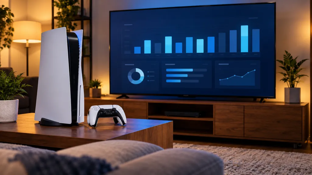 PlayStation console gaming setup illustrating Siege Tracker PlayStation - How to Find Your R6 Player Stats