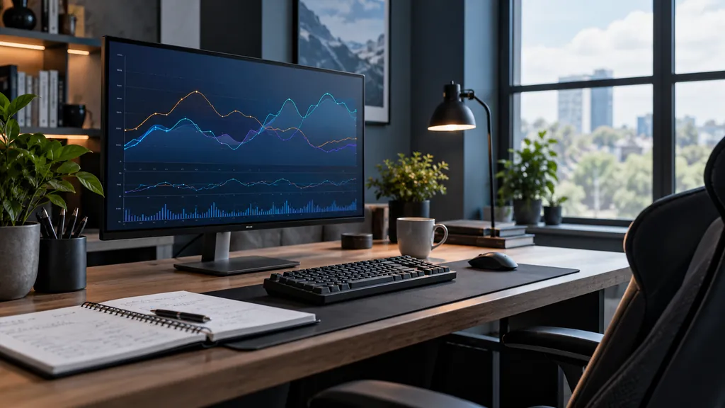 Gaming analytics workstation illustrating R6 K/D Ratio Explained - What Is a Good K/D in Rainbow Six Siege?